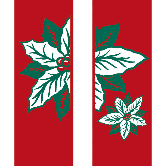 Poinsettia Double Banner