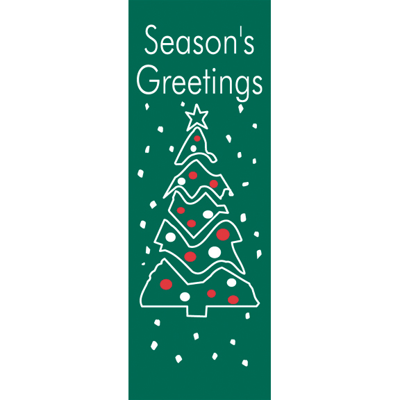 Season's Greetings Tree Banner