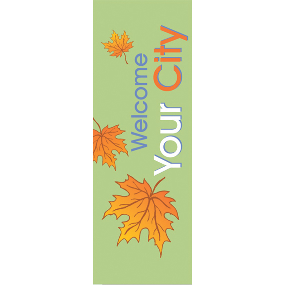 Leaves Welcome Digital Banner