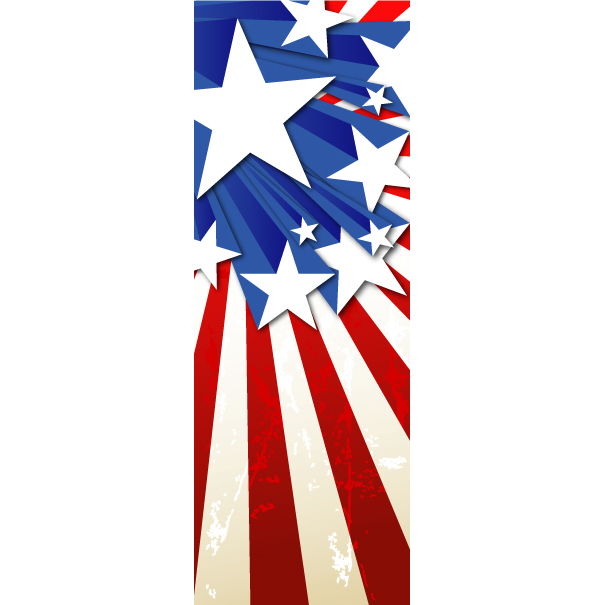 Stars Stripes Digital Banner