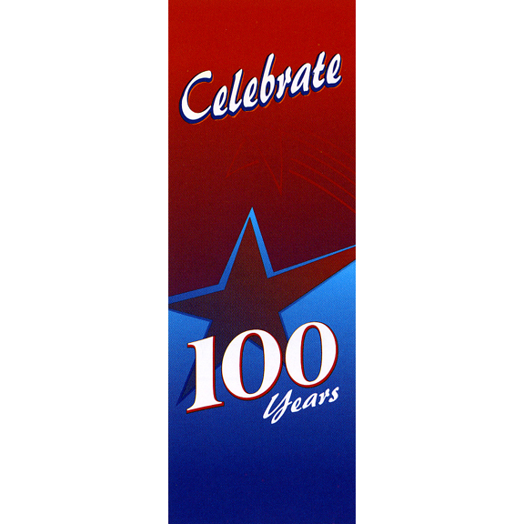 Celebrate 100 Years Banner